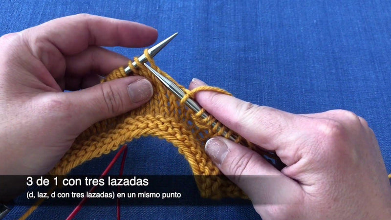 3 de 1 con tres lazadas