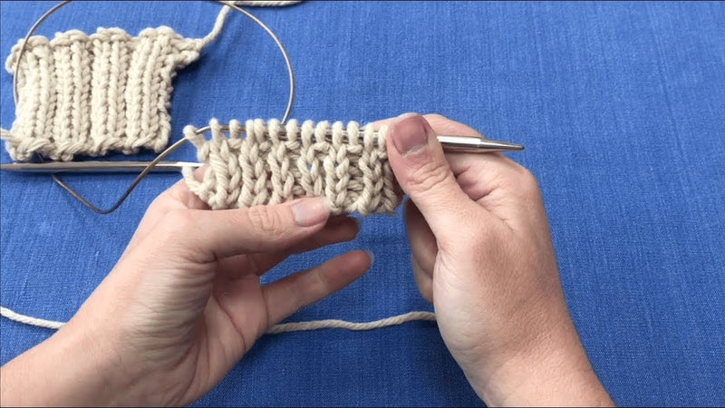 Alternating cable cast on – montaje para elásticos (cable alternante)