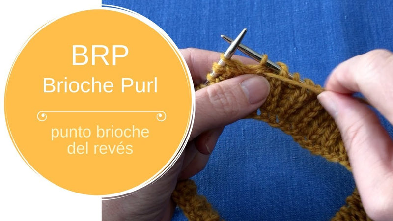 BRP (Brioche Purl) – punto brioche del revés