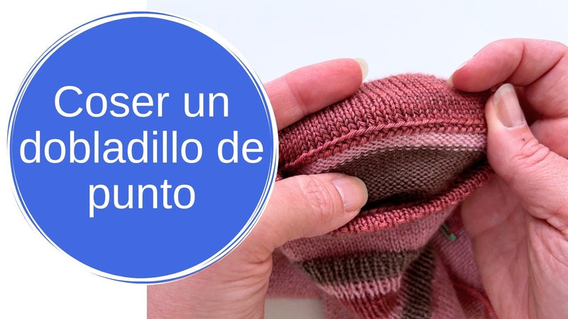 Coser un dobladillo de punto