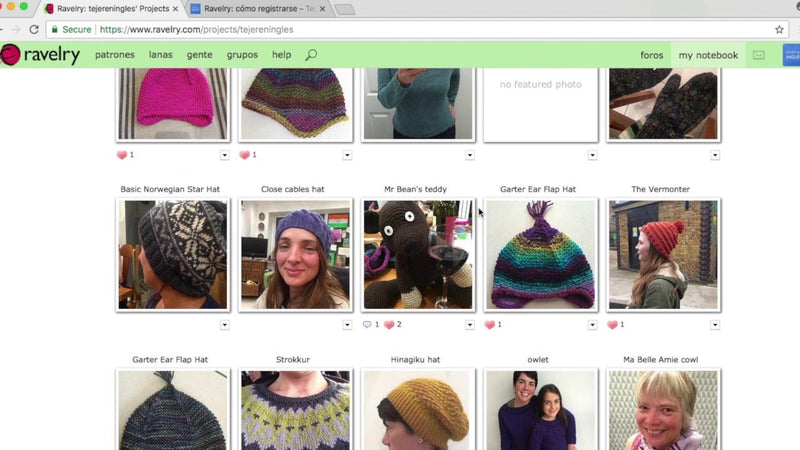Ravelry: guía rápida