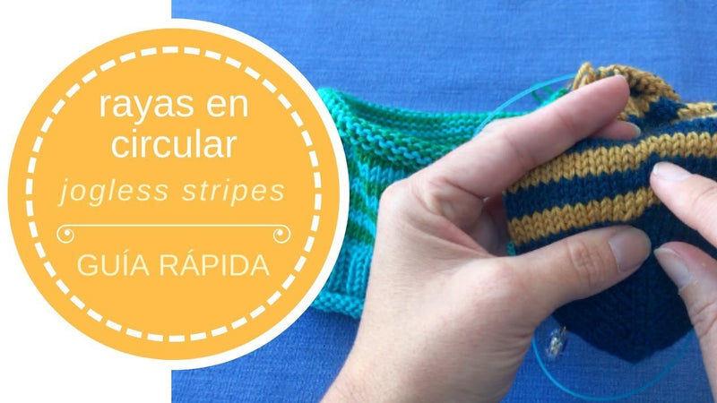 Rayas en circular (jogless stripes)